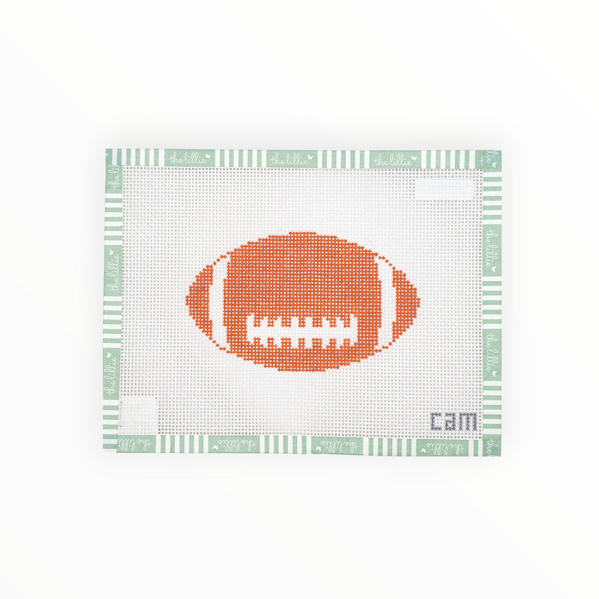 Football needlepoint canvas by Stitchtent