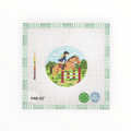 Hunter Jumper - Girl needlepoint canvas by Atlantic Blue Canvas — view 2