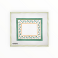 Floral Canvas Coral/Peach Green needlepoint canvas by KCN Designers