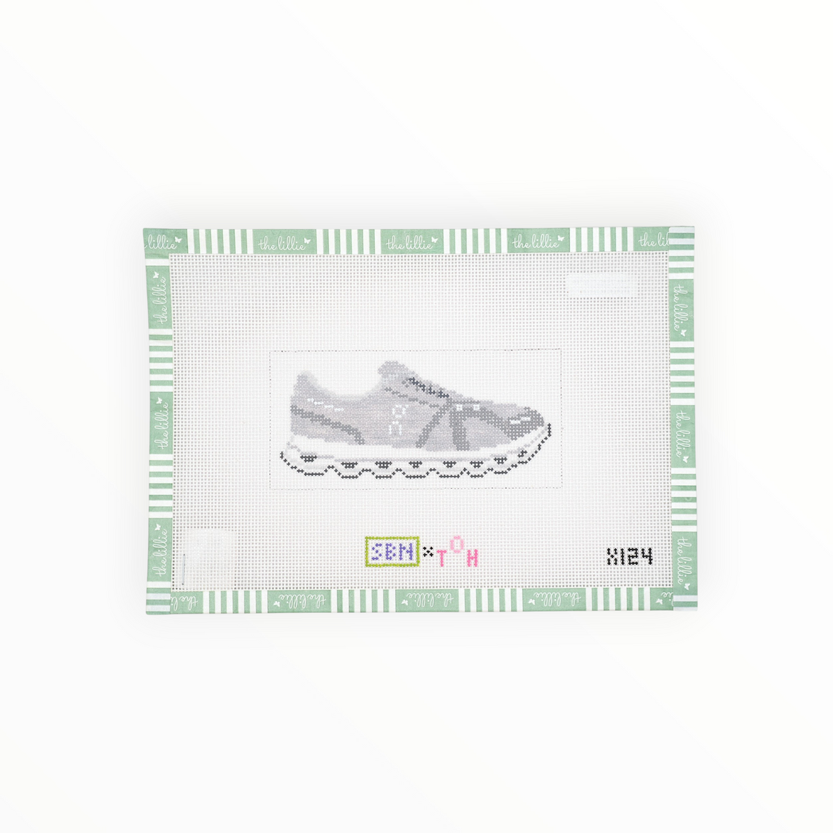 On Cloud Shoe needlepoint canvas by Susan Battle Needlepoint
