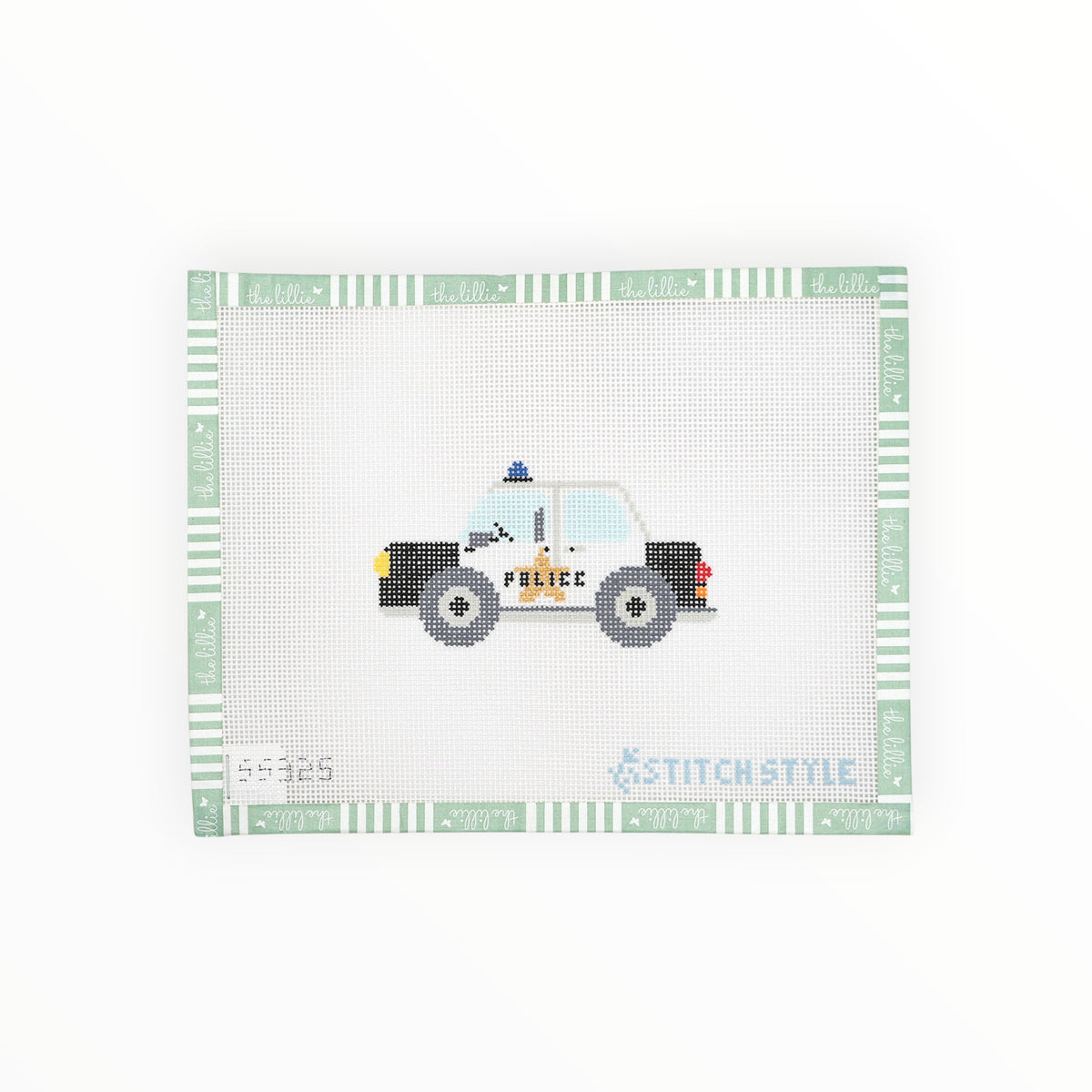 Police Car | Needlepoint Canvas