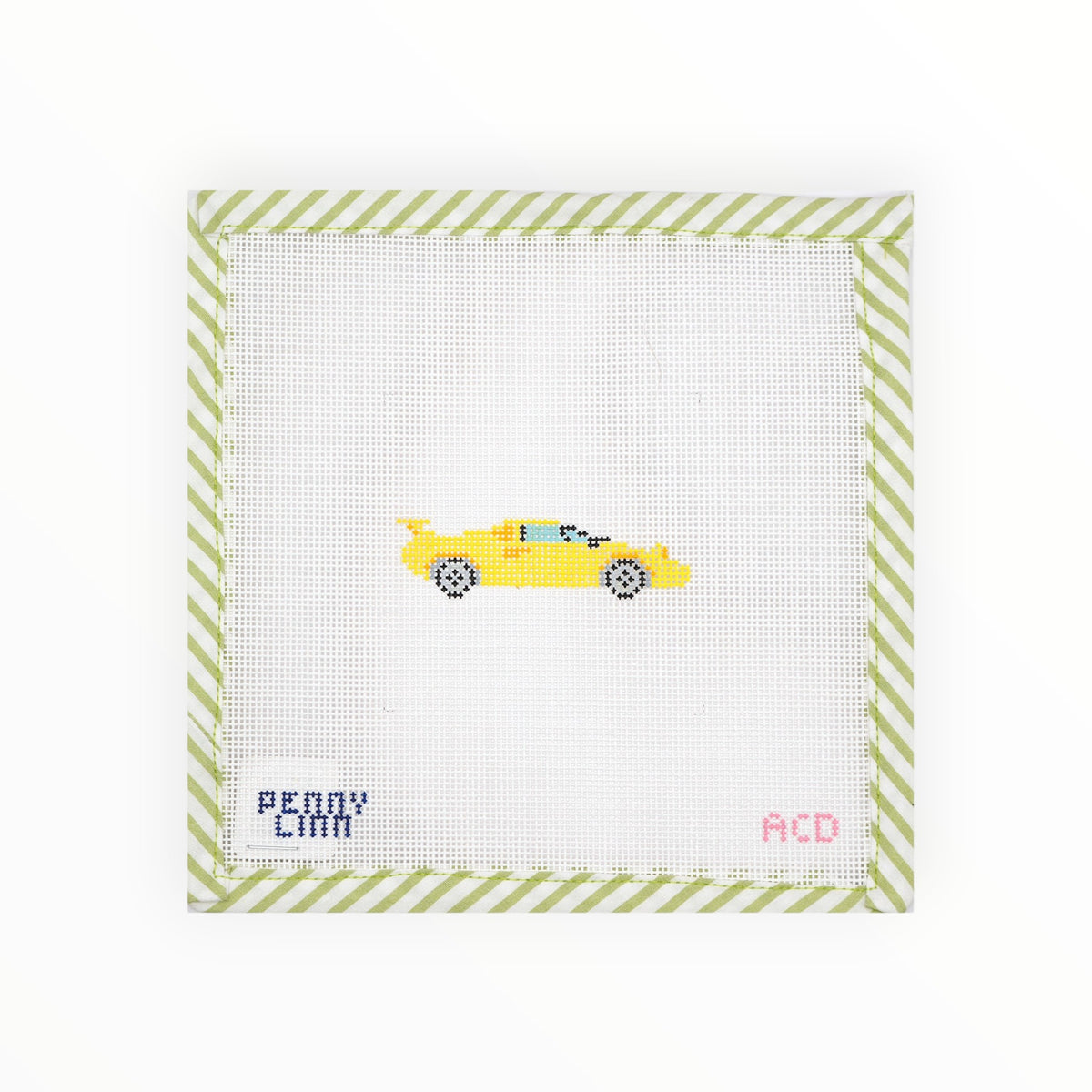 Car – Yellow Lamborghini | Needlepoint Canvas