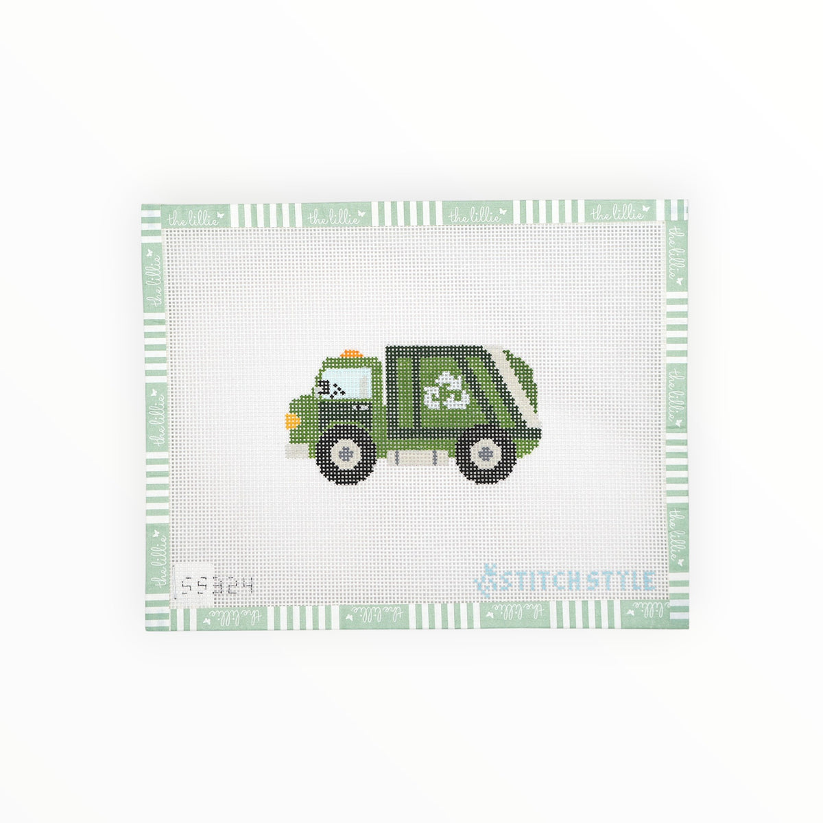 Garbage Truck | Needlepoint Canvas