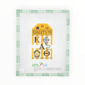 Greek Tags Series Retro Travel Tags - Kappa Alpha Theta Needlepoint Canvas