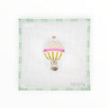Mini Balloon - Gold Stripe Needlepoint Canvas
