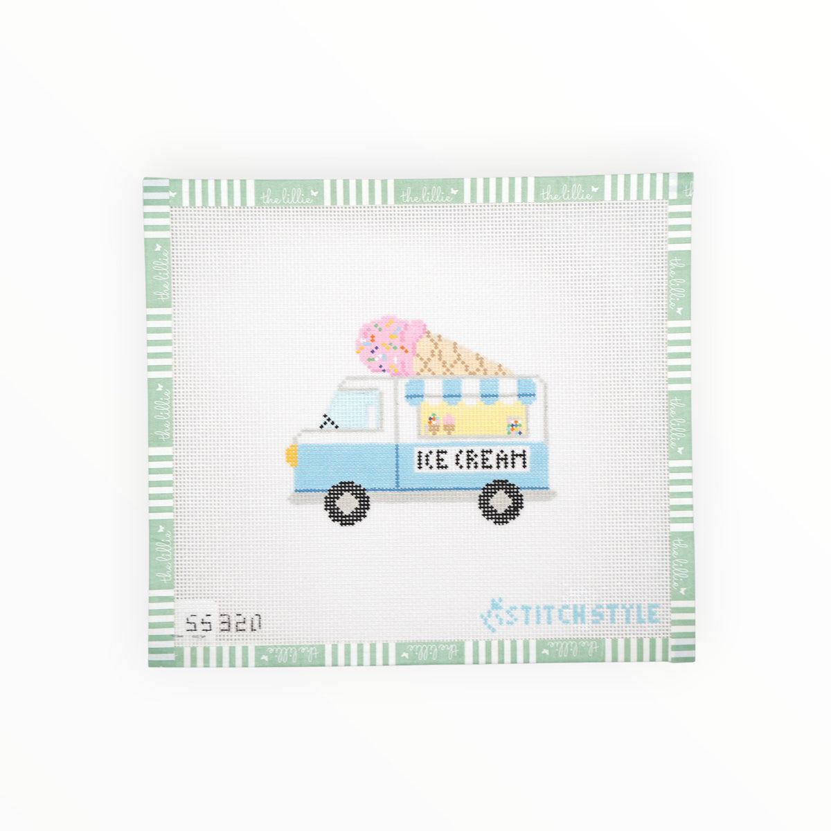 Ice Cream Truck 18 Mesh | Needlepoint Canvas