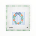 Citrus Wreath Coaster | Needlepoint Canvas