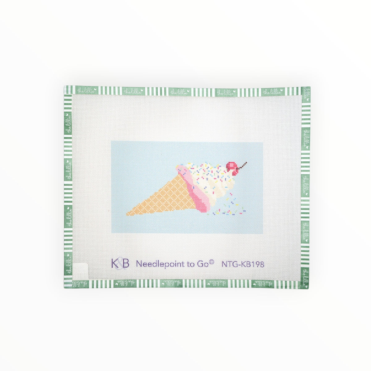 Ice Cream Insert | Needlepoint Canvas