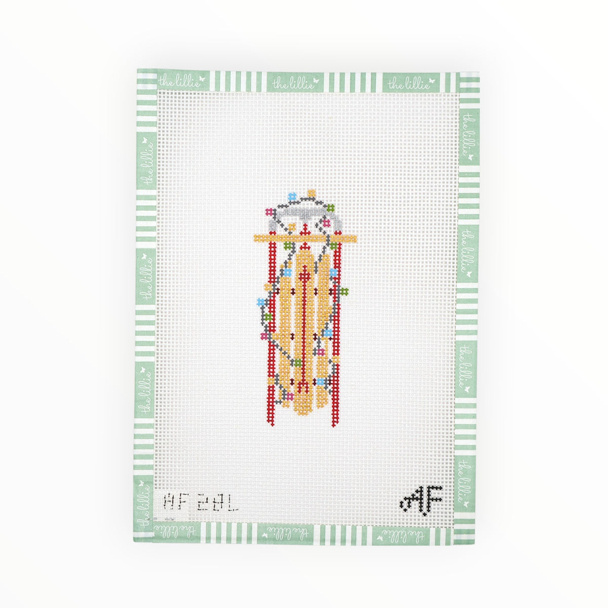 Sled with Lights  | Needlepoint Canvas