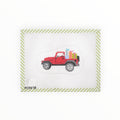 Santa Driving Jeep | Needlepoint Canvas