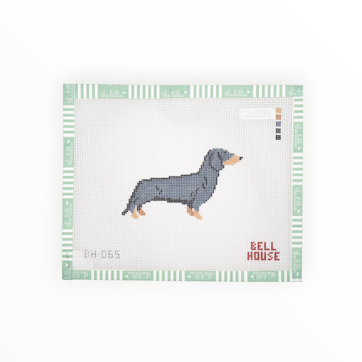 Dachshund – Black & Tan | Needlepoint Canvas