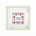 Juice Head Coaster | Needlepoint Canvas