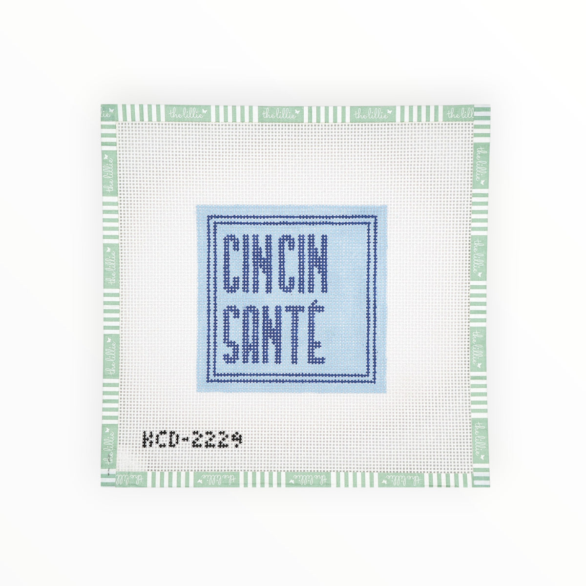 Cin Cin Sante | Needlepoint Canvas