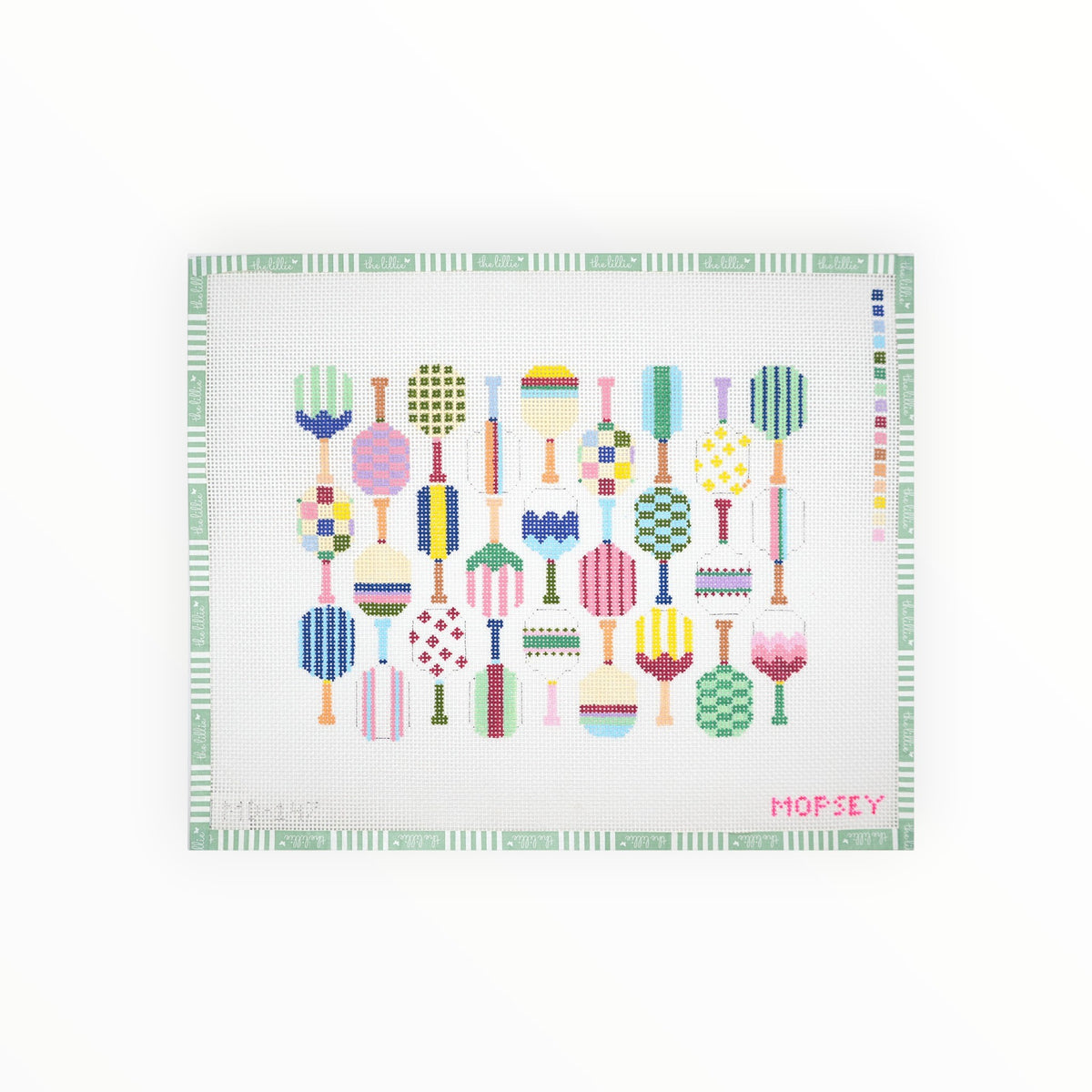 Pickle Paddle Party | Needlepoint Canvas