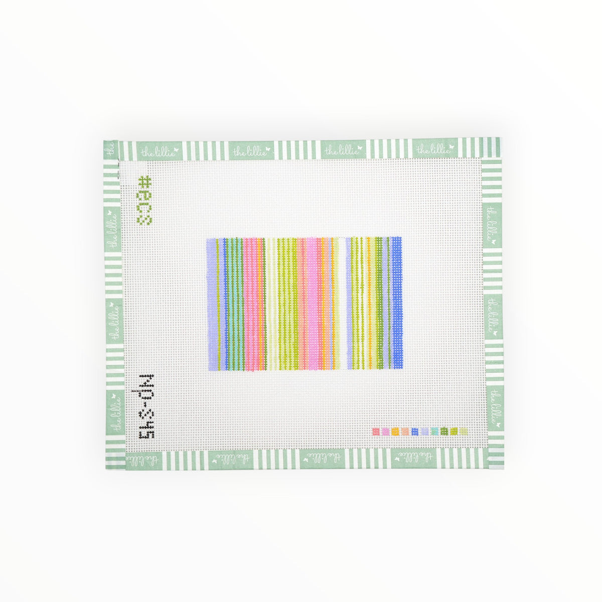 Lulu Stripe Passport Cover Insert | Needlepoint Canvas