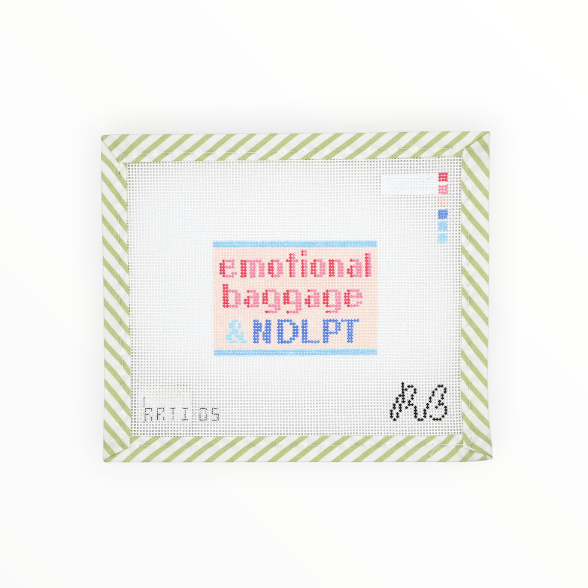 Emotional Baggage & NDLPT | Needlepoint Canvas
