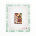 Luggage Tag Fall Leaves | Needlepoint Canvas