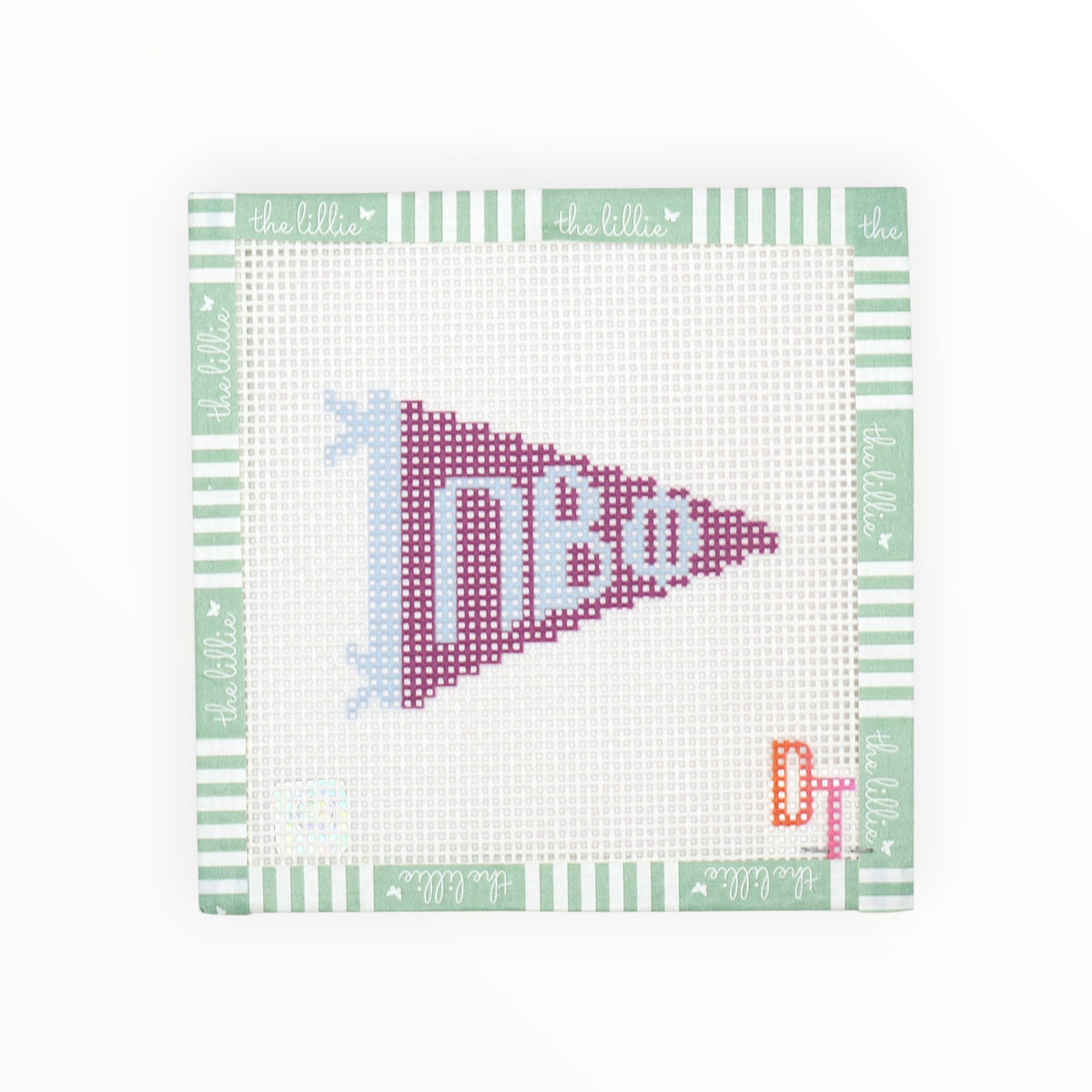 Pi Beta Phi Sorority Pennant Needlepoint Canvas
