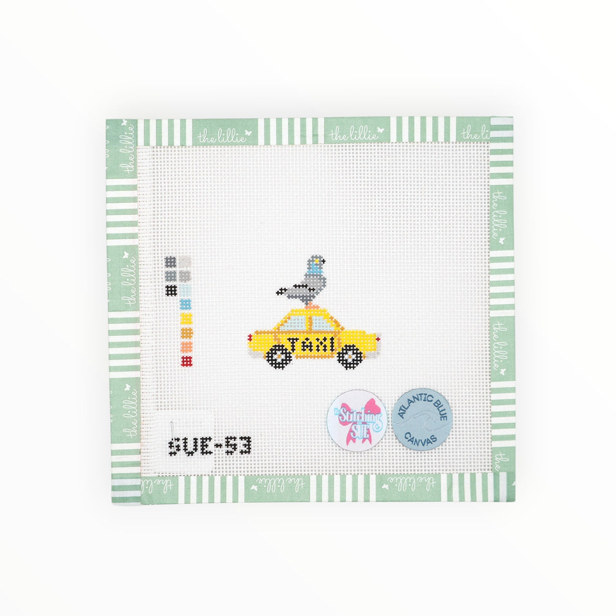 NYC Bag Charm | Needlepoint Canvas