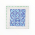 Hearts Medallion Pillow – Blue | Needlepoint Canvas