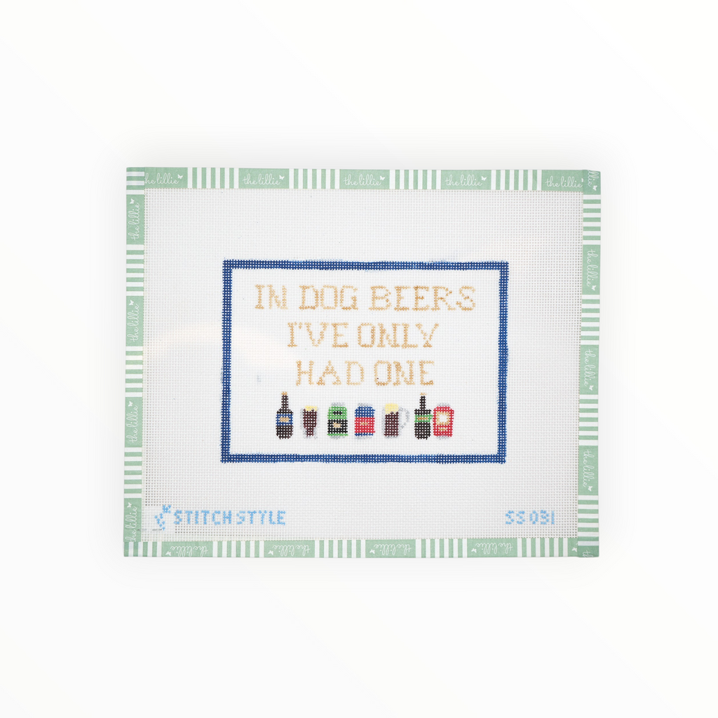 Dog Beers | Needlepoint Canvas