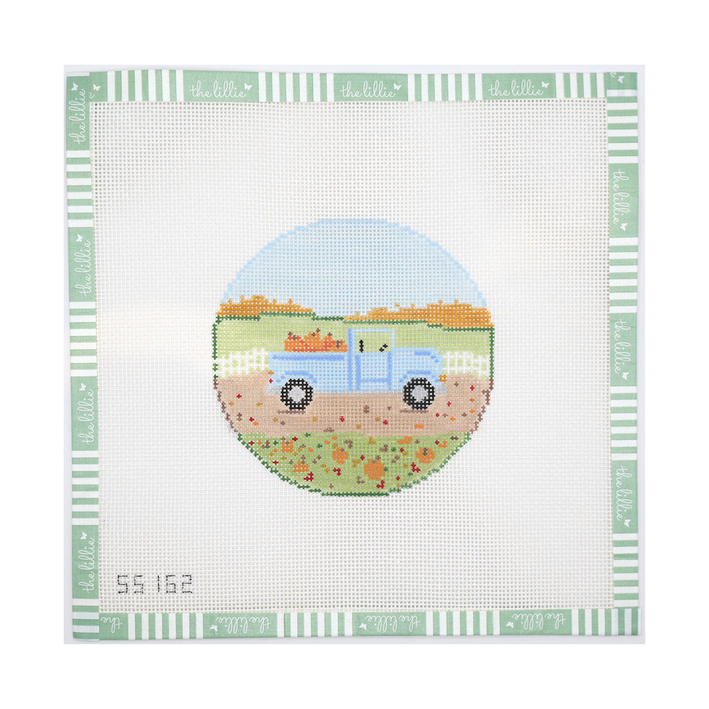 Fall Pumpkin Truck | Needlepoint Canvas