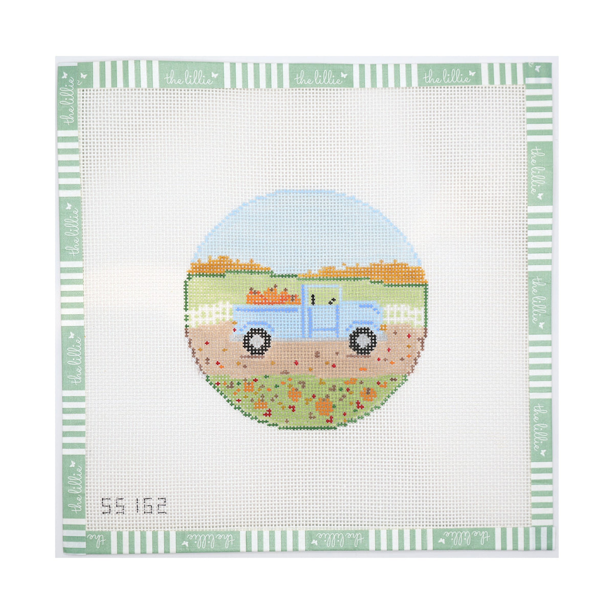 Fall Pumpkin Truck | Needlepoint Canvas