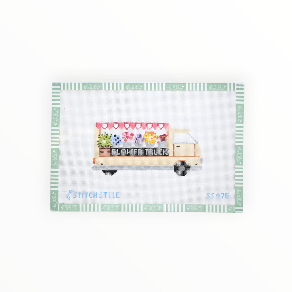 Flower Truck | Needlepoint Canvas
