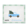 Blue Christmas Truck | Needlepoint Canvas