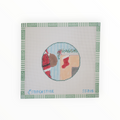 Santa and Stocking Needlepoint Canvas