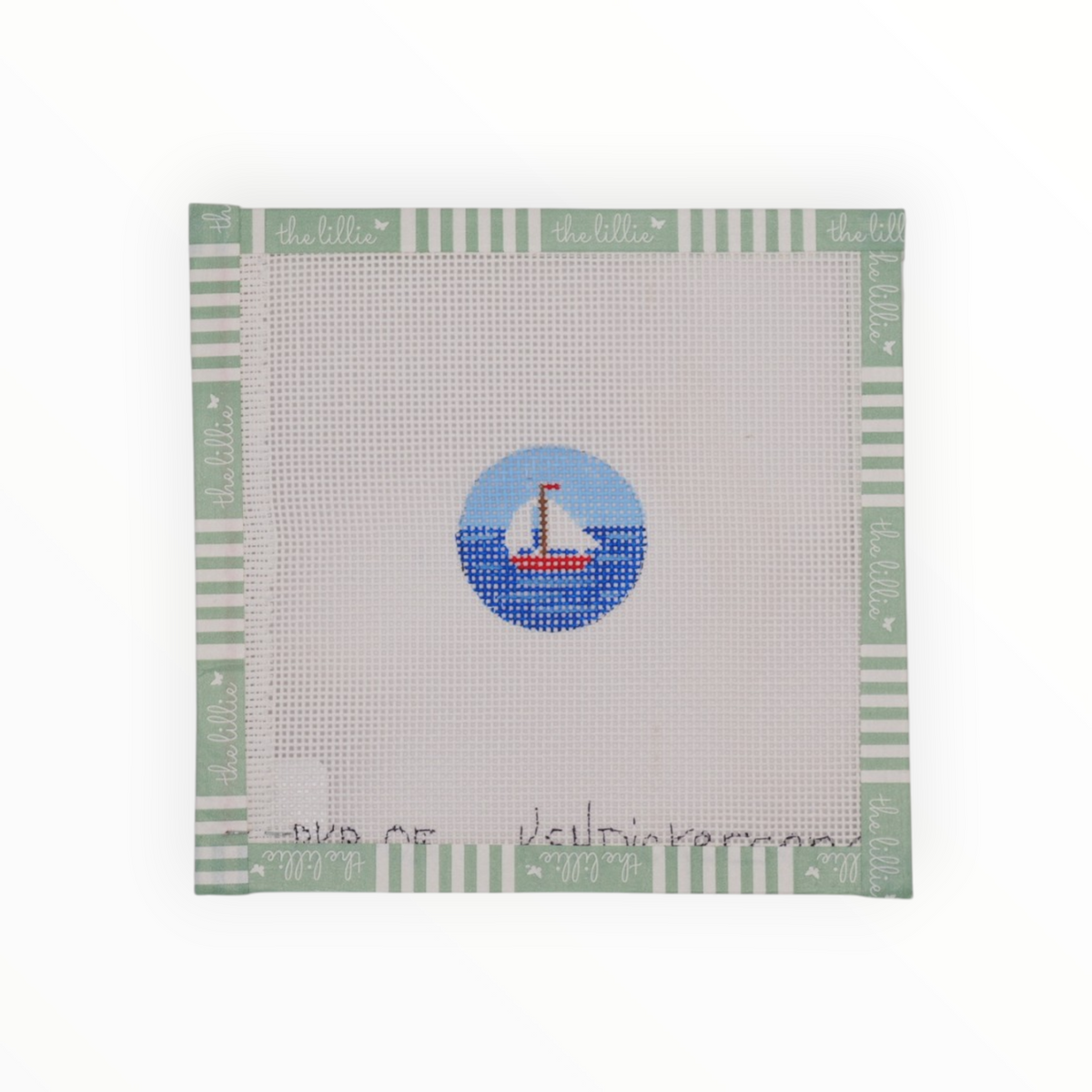 Sailboat on Water | Needlepoint Canvas