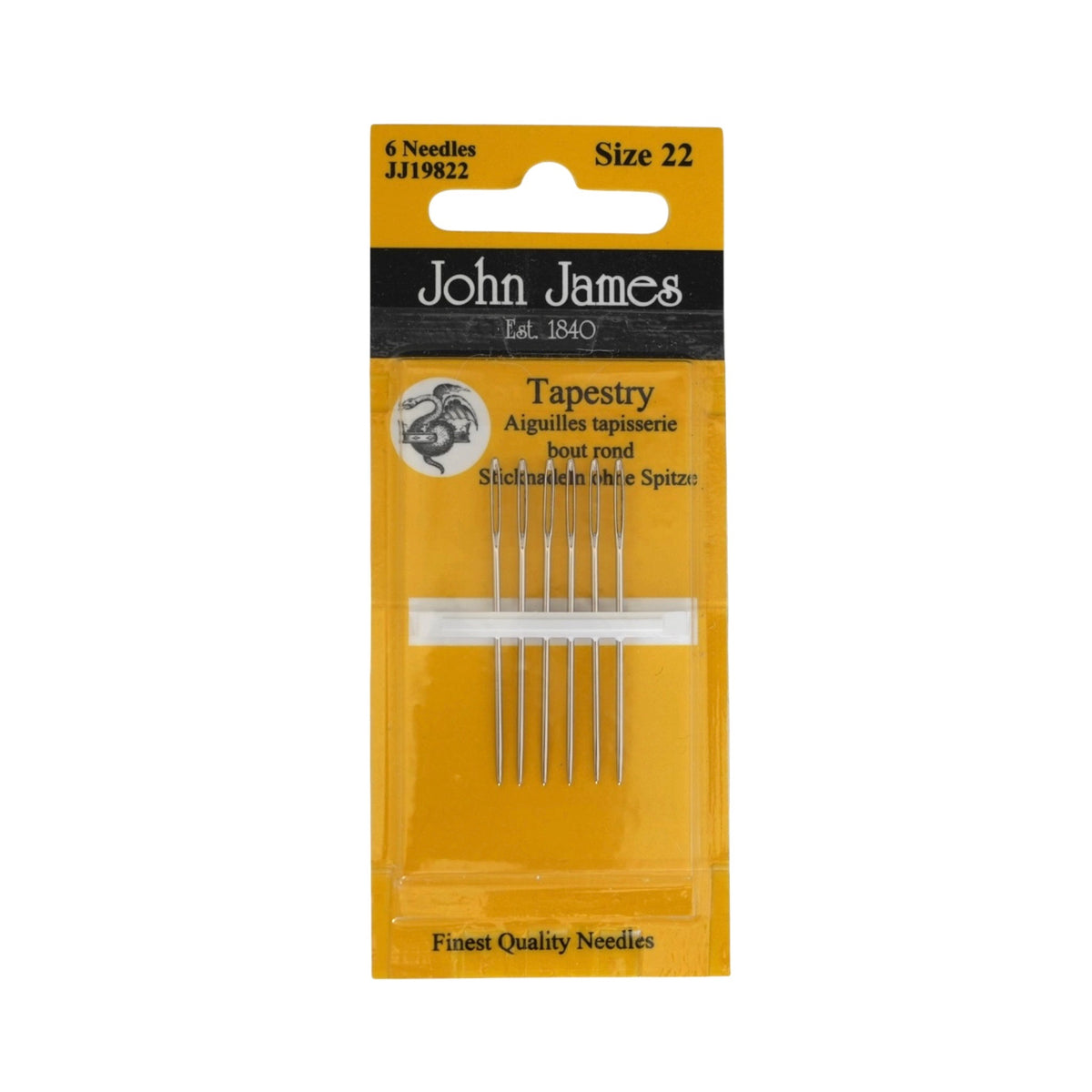 John James Tapestry Needles - #22