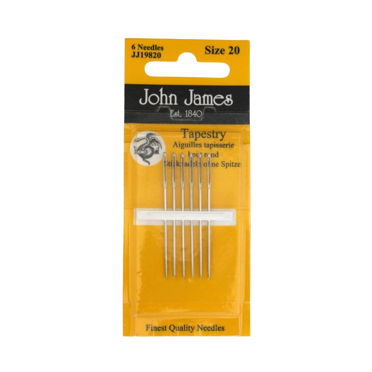 John James Tapestry Needles - #20