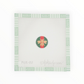 Gold Bee on Gucci Red & Green Stripe | Needlepoint Canvas