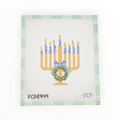 Chrismukkah Menorah | Needlepoint Canvas