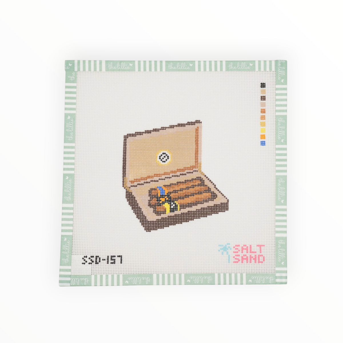 Cigar Humidor | Needlepoint Canvas