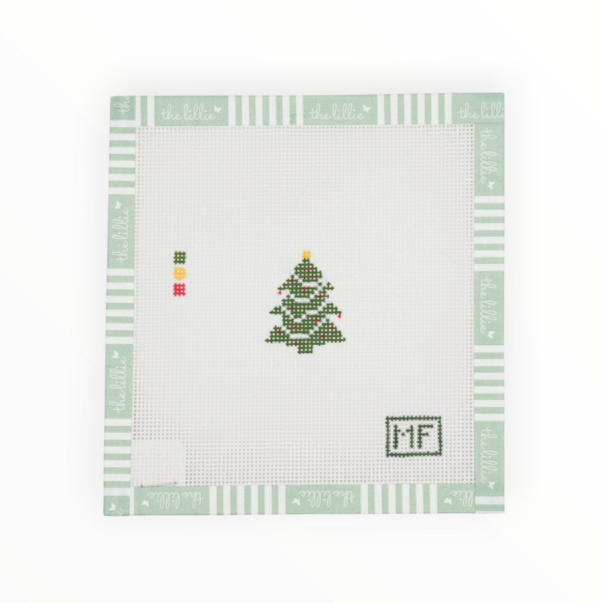 Christmas Tree Mini – Green | Needlepoint Canvas