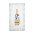 Veuve Bottle - Chinoiserie needlepoint canvas by C'Ate La Vie