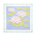 Flowering Lillipads needlepoint canvas by Dovetail Needlepoint