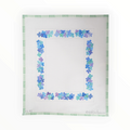 Picture Frame Hydrangea Blossoms needlepoint canvas by Kate Dickerson, 18 mesh