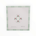 Danae Rose Bud Egg | Needlepoint Canvas
