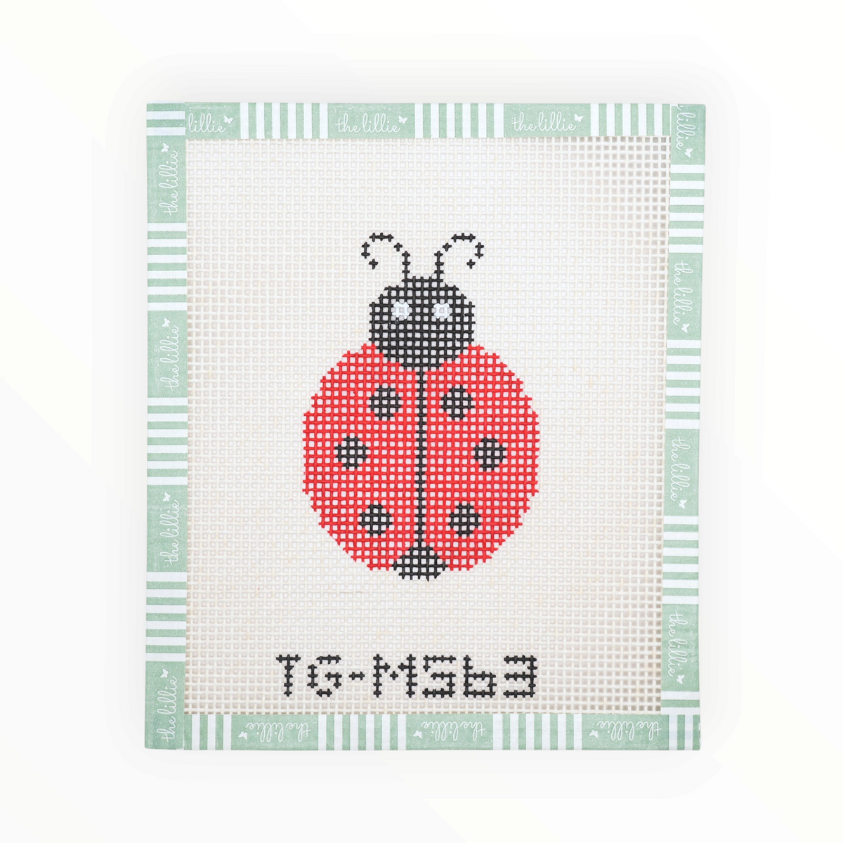 Ladybug needlepoint canvas by Treglown Designs, 10 mesh