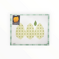 Red and Gold Plaid Pear | Needlepoint Canvas
