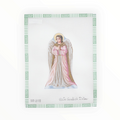 Pink Angel Nativity Doll needlepoint canvas by Liz Goodrick-Dillon, 18 mesh