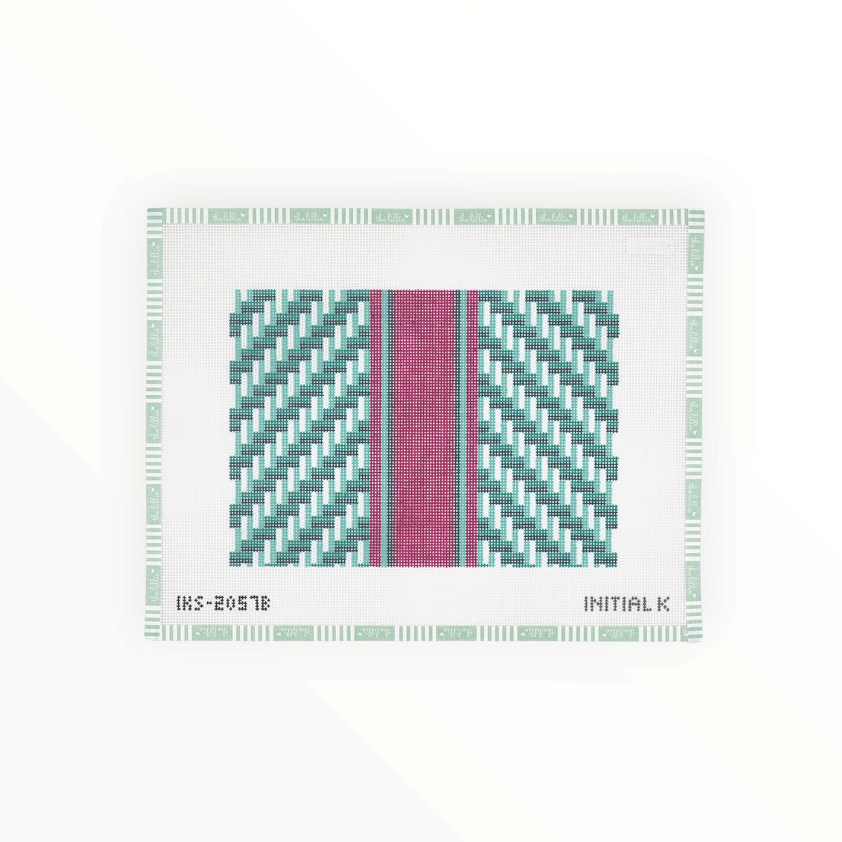 Lily Clutch - Turquoise | Needlepoint Canvas