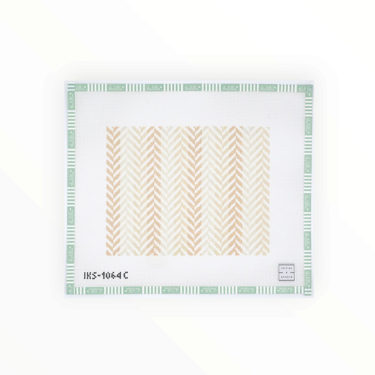 Herringbone Clutch - Neutral | Needlepoint Canvas