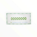 Green Gingham Key Fob | Needlepoint Canvas