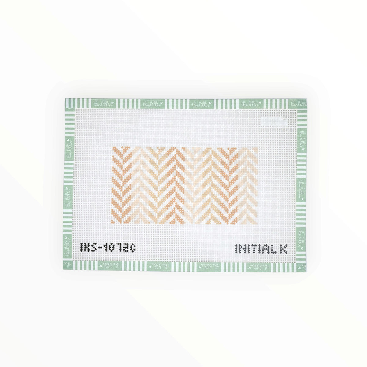 Mini Herringbone - Neutral | Needlepoint Canvas