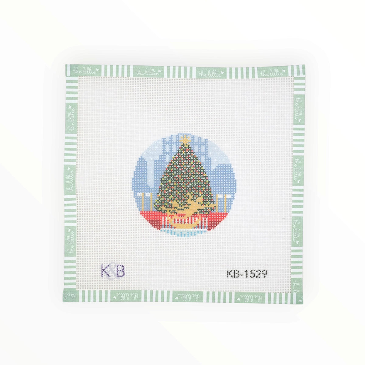 A New York Holiday – Rockefeller Center | Needlepoint Canvas