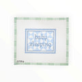 Baby Sleeping Blue | Needlepoint Canvas